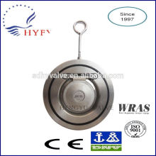 PN10/PN16 thin stainless steel wafer swing check valve